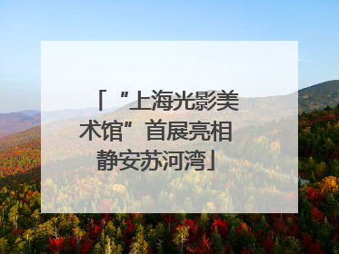 “上海光影美术馆”首展亮相静安苏河湾