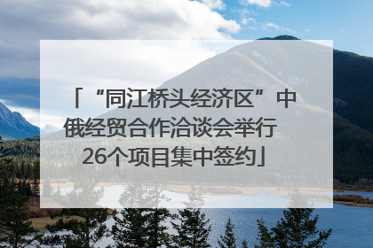 “同江桥头经济区”中俄经贸合作洽谈会举行 26个项目集中签约