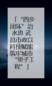 “四步闭环”治水患 武昌市政以科技赋能筑牢城市“里子工程”