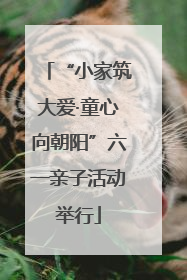 “小家筑大爱·童心向朝阳”六一亲子活动举行