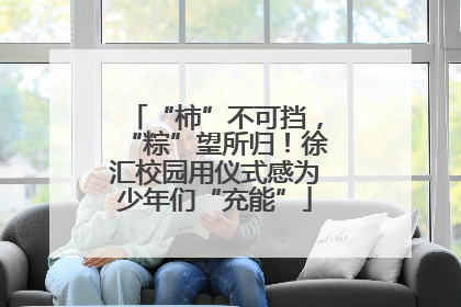 “柿”不可挡，“粽”望所归！徐汇校园用仪式感为少年们“充能”