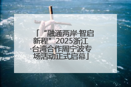 “融通两岸·智启新程”2025浙江·台湾合作周宁波专场活动正式启幕