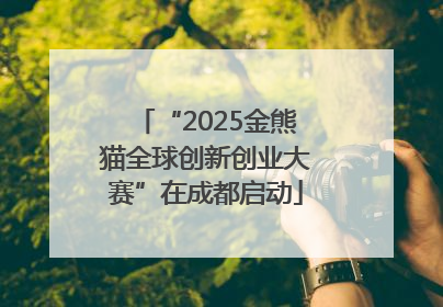 “2025金熊猫全球创新创业大赛”在成都启动