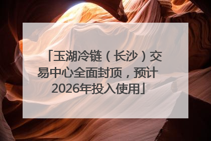 玉湖冷链（长沙）交易中心全面封顶，预计2026年投入使用