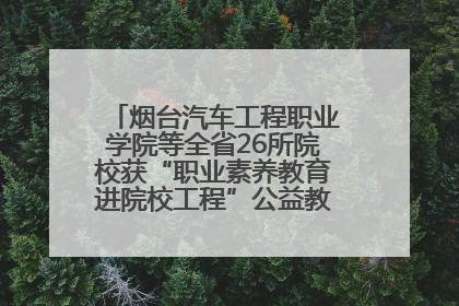 烟台汽车工程职业学院等全省26所院校获“职业素养教育进院校工程”公益教学点集中授牌