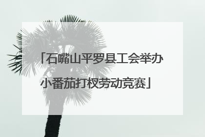 石嘴山平罗县工会举办小番茄打杈劳动竞赛