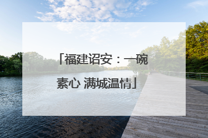 福建诏安：一碗素心 满城温情