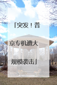 突发！普京专机遭大规模袭击