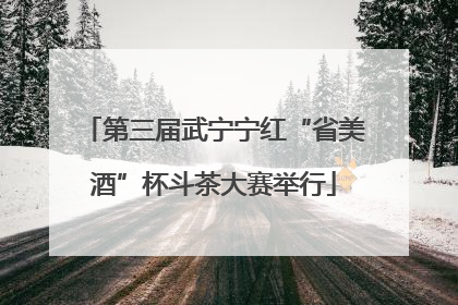 第三届武宁宁红“省美酒”杯斗茶大赛举行