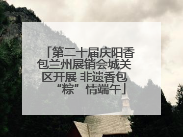 第二十届庆阳香包兰州展销会城关区开展 非遗香包“粽”情端午