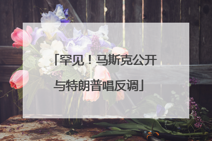 罕见！马斯克公开与特朗普唱反调
