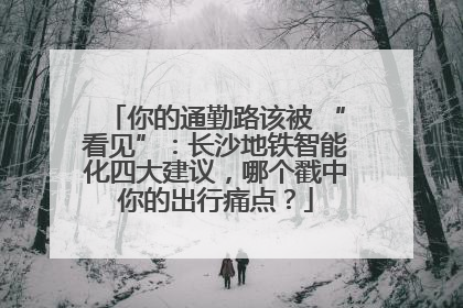 你的通勤路该被 “看见”：长沙地铁智能化四大建议，哪个戳中你的出行痛点？
