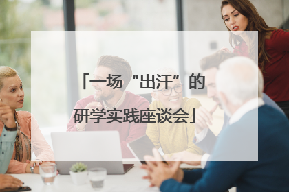 一场“出汗”的研学实践座谈会