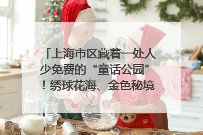 上海市区藏着一处人少免费的“童话公园”！绣球花海、金色秘境……地铁直达→