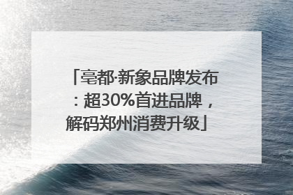 亳都·新象品牌发布：超30%首进品牌，解码郑州消费升级