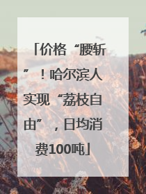 价格“腰斩”！哈尔滨人实现“荔枝自由”，日均消费100吨