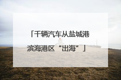 千辆汽车从盐城港滨海港区“出海”