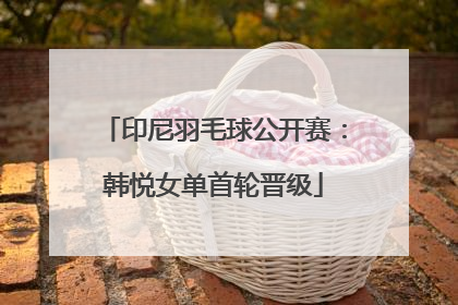 印尼羽毛球公开赛：韩悦女单首轮晋级