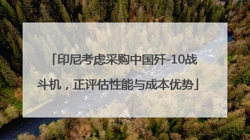 印尼考虑采购中国歼-10战斗机，正评估性能与成本优势