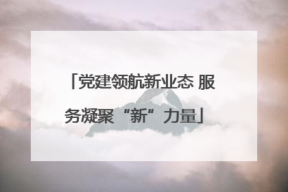 党建领航新业态 服务凝聚“新”力量
