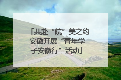 共赴“皖”美之约 安徽开展“青年学子安徽行”活动