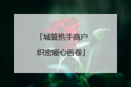 城管携手商户 织密暖心画卷