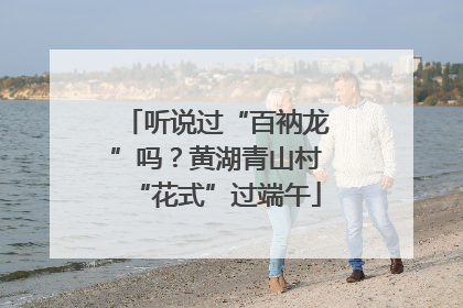 听说过“百衲龙”吗？黄湖青山村“花式”过端午