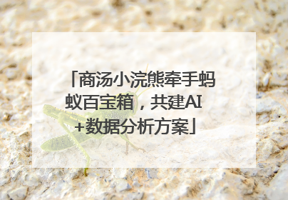 商汤小浣熊牵手蚂蚁百宝箱，共建AI+数据分析方案