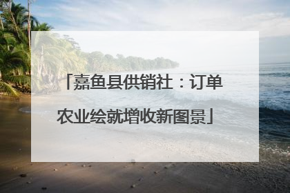 嘉鱼县供销社：订单农业绘就增收新图景