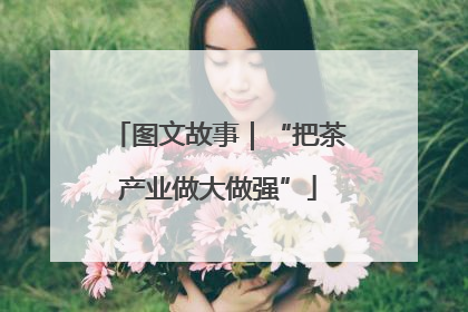 图文故事｜“把茶产业做大做强”