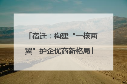 宿迁：构建“一核两翼”护企优商新格局