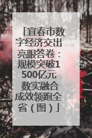 宜春市数字经济交出亮眼答卷：规模突破1500亿元 数实融合成效领跑全省（图）