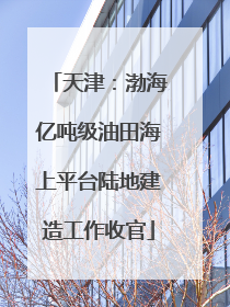 天津：渤海亿吨级油田海上平台陆地建造工作收官
