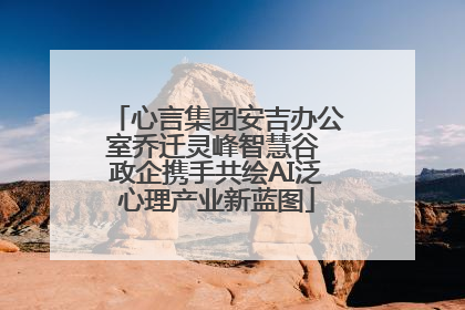 心言集团安吉办公室乔迁灵峰智慧谷 政企携手共绘AI泛心理产业新蓝图