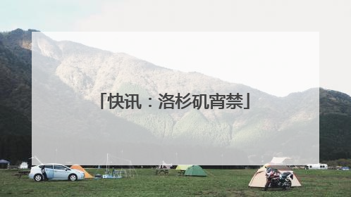 快讯：洛杉矶宵禁