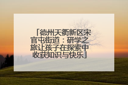 德州天衢新区宋官屯街道：研学之旅让孩子在探索中收获知识与快乐