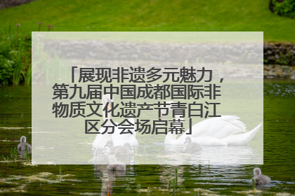 展现非遗多元魅力，第九届中国成都国际非物质文化遗产节青白江区分会场启幕