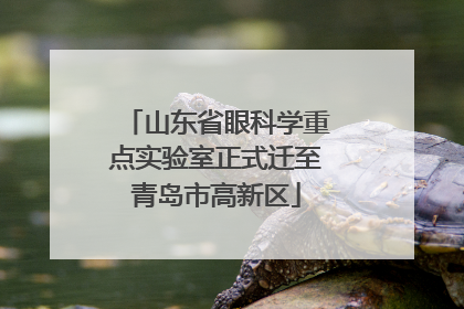 山东省眼科学重点实验室正式迁至青岛市高新区
