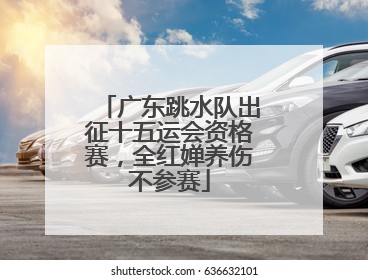 广东跳水队出征十五运会资格赛，全红婵养伤不参赛