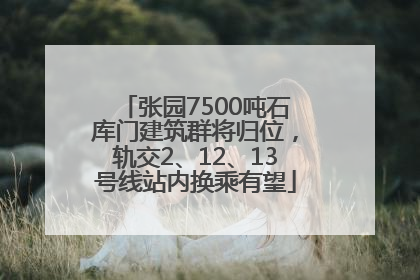 张园7500吨石库门建筑群将归位，轨交2、12、13号线站内换乘有望