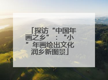 探访“中国年画之乡”：“小”年画绘出文化润乡新图景