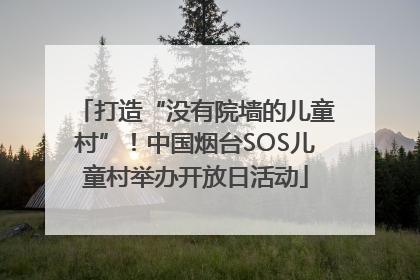 打造“没有院墙的儿童村”！中国烟台SOS儿童村举办开放日活动