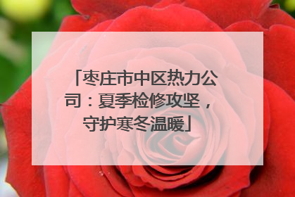 枣庄市中区热力公司：夏季检修攻坚，守护寒冬温暖