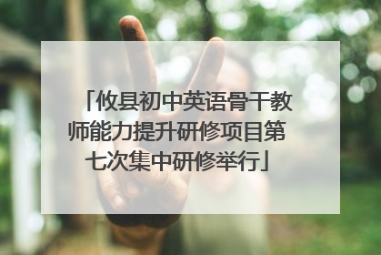 攸县初中英语骨干教师能力提升研修项目第七次集中研修举行