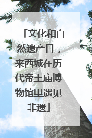 文化和自然遗产日，来西城在历代帝王庙博物馆里遇见非遗