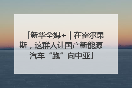 新华全媒+｜在霍尔果斯，这群人让国产新能源汽车“跑”向中亚