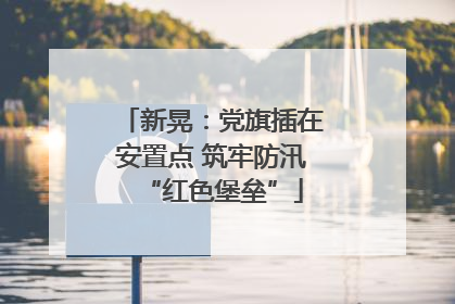 新晃：党旗插在安置点 筑牢防汛“红色堡垒”