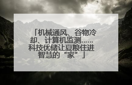 机械通风、谷物冷却、计算机监测……科技优储让夏粮住进智慧的“家”
