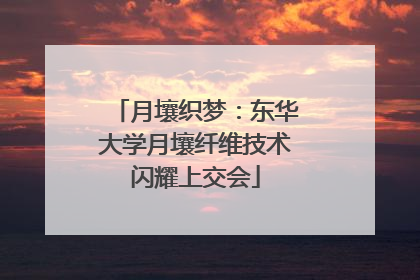 月壤织梦：东华大学月壤纤维技术闪耀上交会