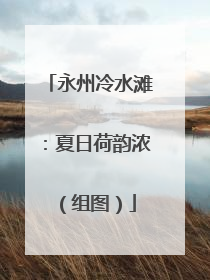 永州冷水滩：夏日荷韵浓（组图）